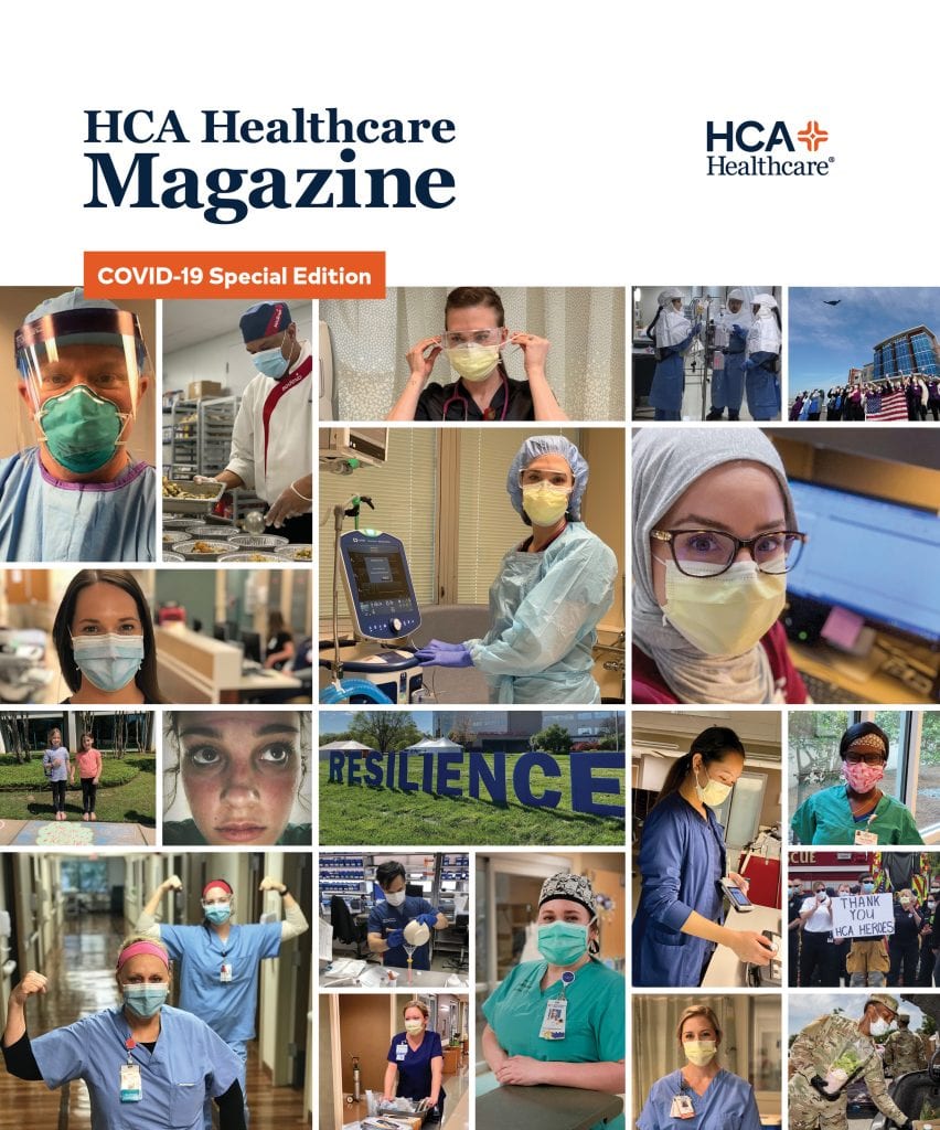 HCA Healthcare Magazine Summer 2020 issue cover