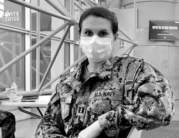 Maria Spingos, Director of nursing for behavioral health, West Florida Hospital, Pensacola, Fla., and Navy Reservist