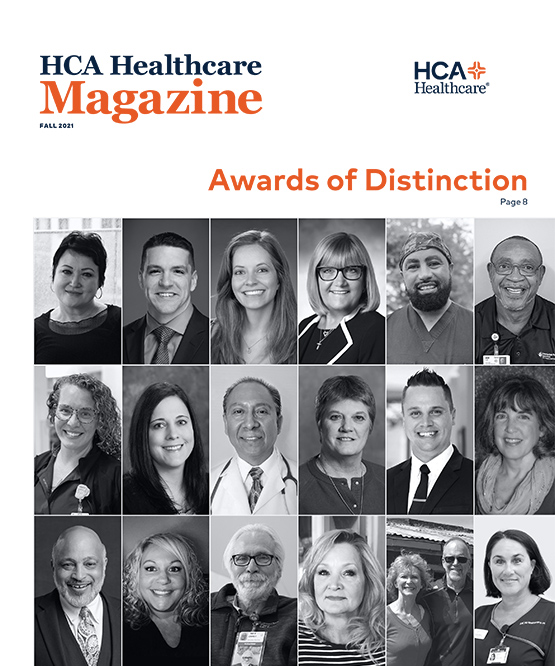 HCA Healthcare Magazine Fall 2021 Cover