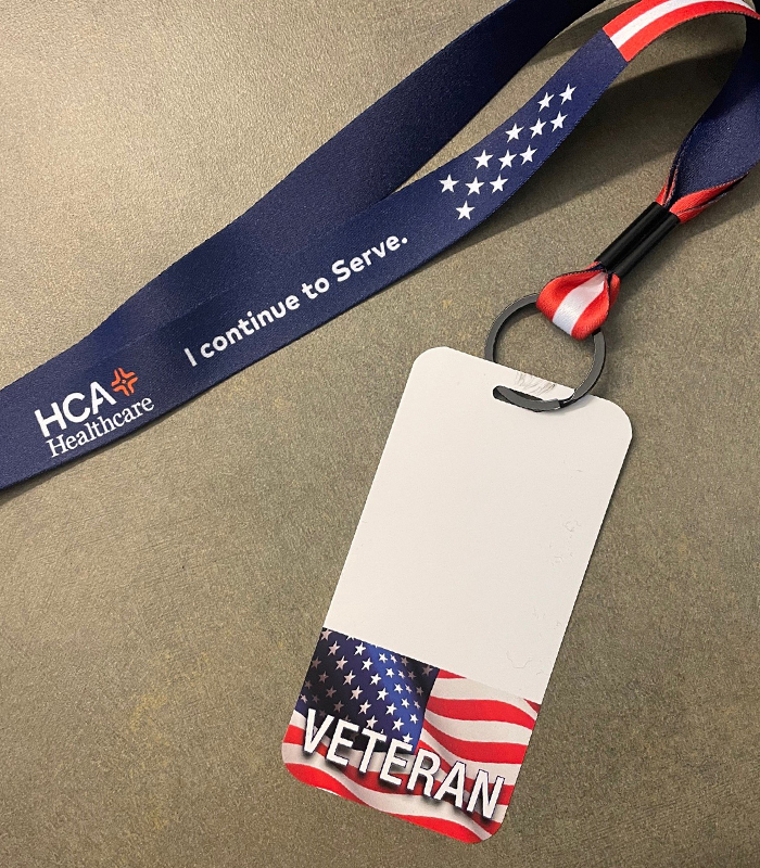 HCA Healthcare veterans say badges help open doors with patients and colleagues