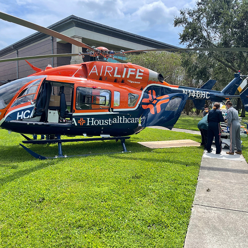HCA Houston Healthcare AIRLife team delivers life-saving services to communities near and far.