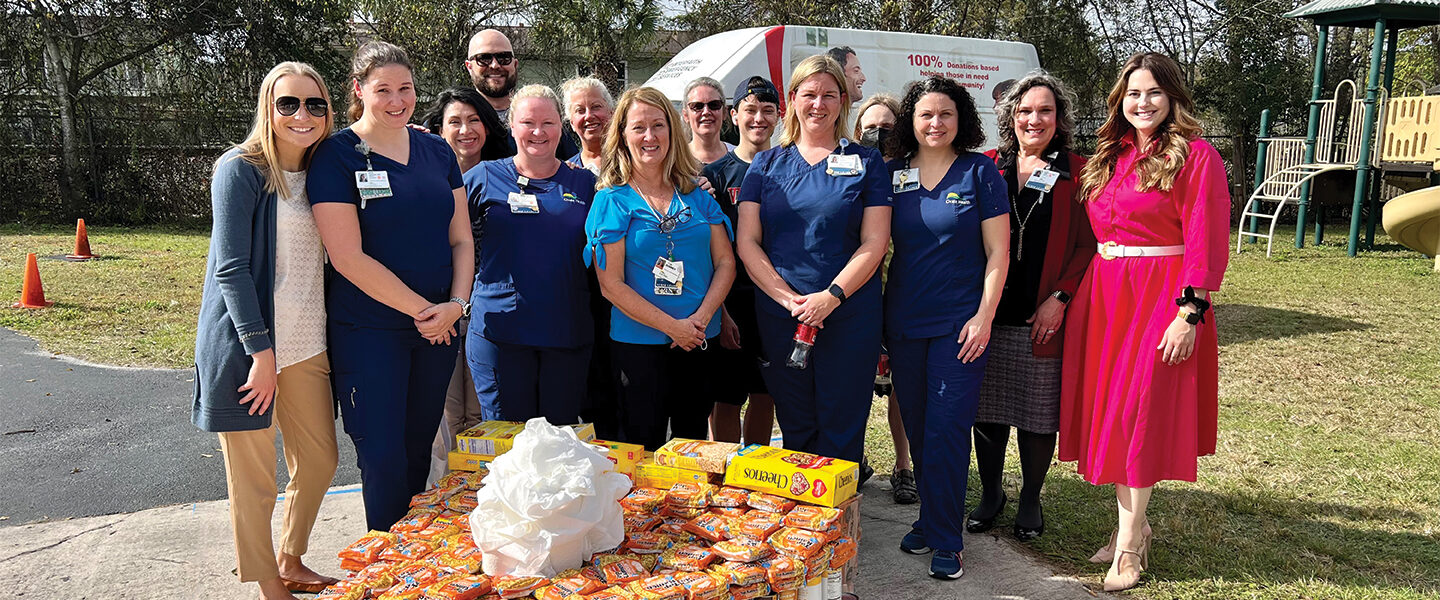 HCA Florida Ocala Hospital collected 5,966 pounds of food for Interfaith Emergency Services